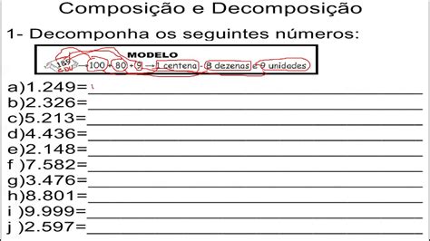 Composição E Decomposição 3 Ano Sololearn