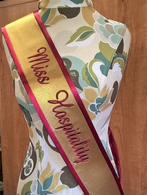 Personalized Pageant Sash Festival Sash Monogrammed Sash | Etsy