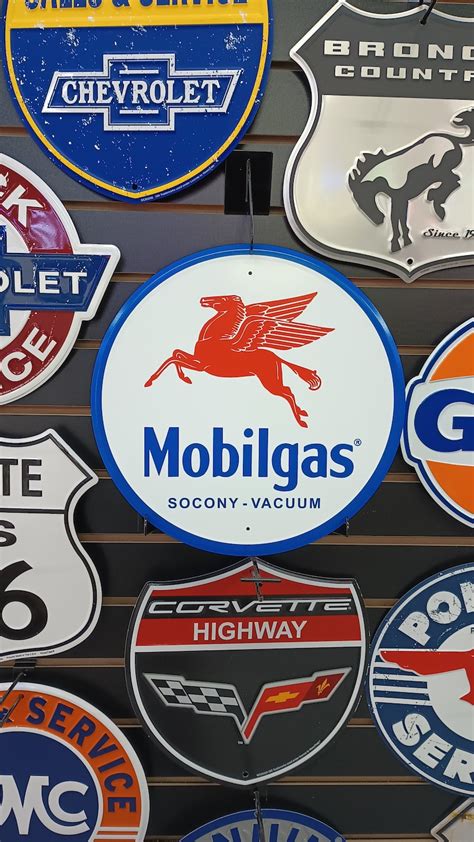 Mobil Gas Signs Mobilgas Pegasus Sign for Garage Signs for Men - Etsy