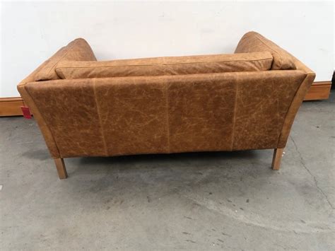 John Pye Auctions Vintage Bugsy Seater Sofa In Vintage Tan Leather