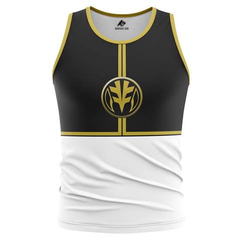 White Ranger Mighty Morphin Power Rangers Soccer Jersey Animebape