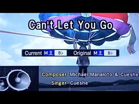 CAN T LET YOU GO Cueshe Karaoke Version YouTube