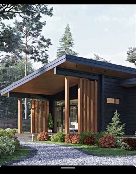 Modern Black Barn House