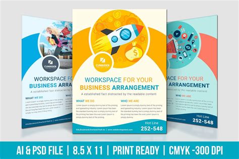 Digital Marketing Flyer Flyer Templates Creative Market