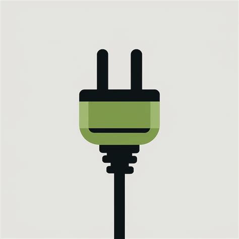Premium Vector | A black and green electrical box with a green light on it
