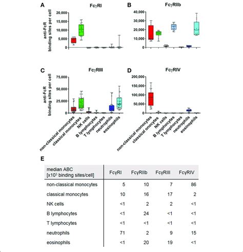 | Fc gamma receptors on murine peripheral blood leukocytes. Depicted ...