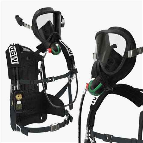Дыхательный аппарат MSA G1 SCBA 3D Модель $89 - .3ds .fbx .obj .c4d .ma ...