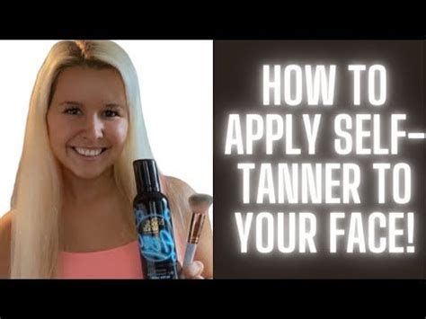 How To Apply Self Tanner To Your Face Simple Easy Way Step By