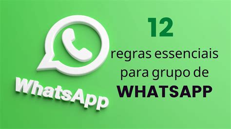 Regras De Grupo De Whatsapp Smart Planilhas