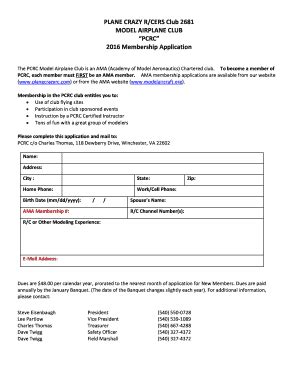 Pcrc Registration Form Fill And Sign Printable Template Online