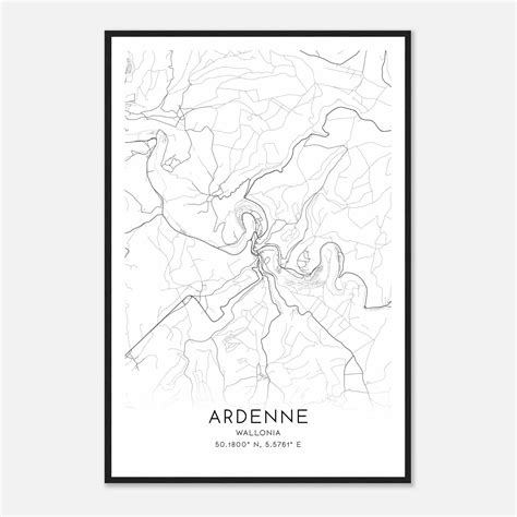 Wallonia - Custom Maps & Posters