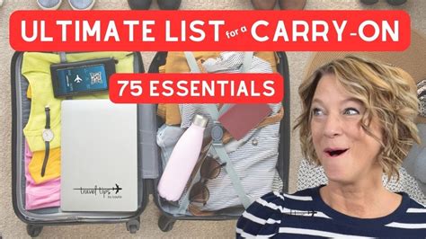 Packing List Travel Essentials Youtube