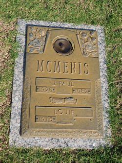 James Paul Mcmenis Sr M Morial Find A Grave