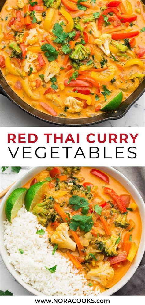 Vegan Thai Red Curry Nora Cooks