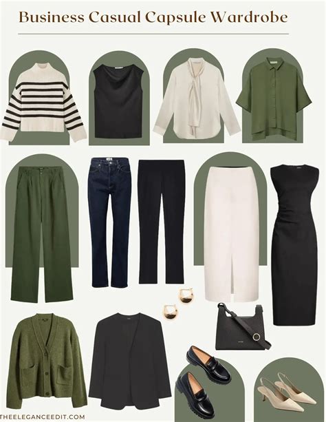 Year Round Business Casual Capsule Wardrobe Checklist