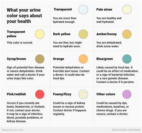 What The Color Of Your Urine Says About Your Health And Hydration