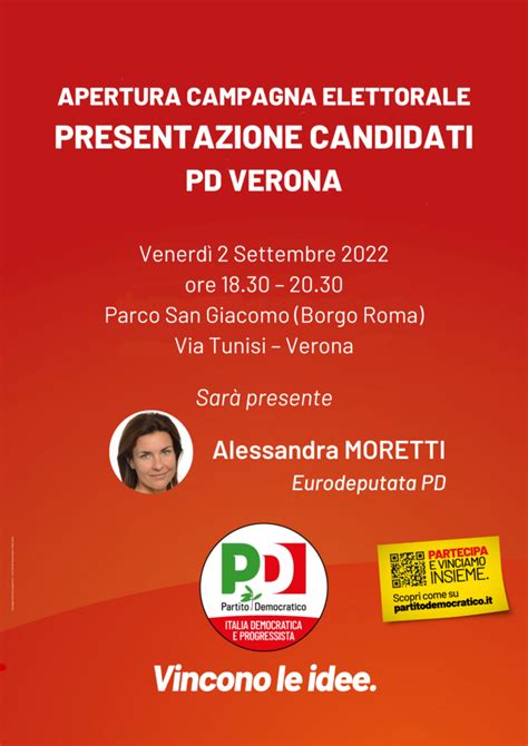 Leurodeputata Pd Alessandra Moretti Sar Presente Allapertura Della