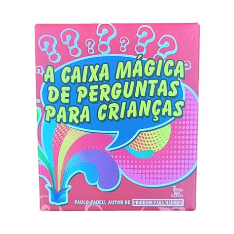 Jogo De Perguntas Para Crianças - A Caixa Mágica de Perguntas para Crianças - Educamente