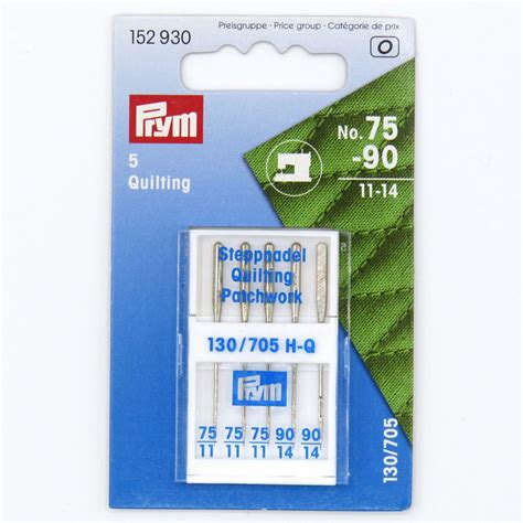 Prym Quilting Sewing Machine Needle - Size 75-90