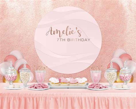 Birthday Backdrop Girl Birthday Backdrop Baby Shower | Etsy