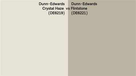 Dunn Edwards Crystal Haze Vs Flintstone Side By Side Comparison