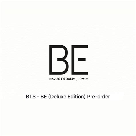 BTS BE DELUXE EDITION ALBUM - A-KPOP