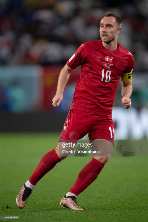 Christian Eriksen Of Denmark In Action During The Fifa World Cup