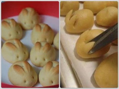 Easter Bunny Shaped Rolls