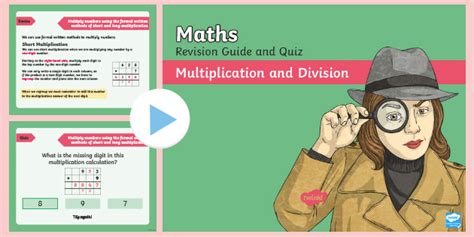 Sats Survival Year 6 Multiplication And Division Maths Revision Guide And