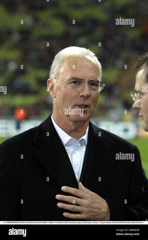 FRANZ BECKENBAUER (President of the Bayern Munich), BAYERN MUNICH 1 v ...