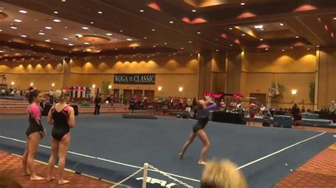 Addison Womeldorph Gymnastics 2015 Woga Classic Fx Level 10 Youtube