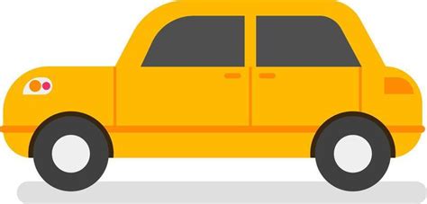 Yellow Taxi Isolated Vector Art, Icons, and Graphics for Free Download