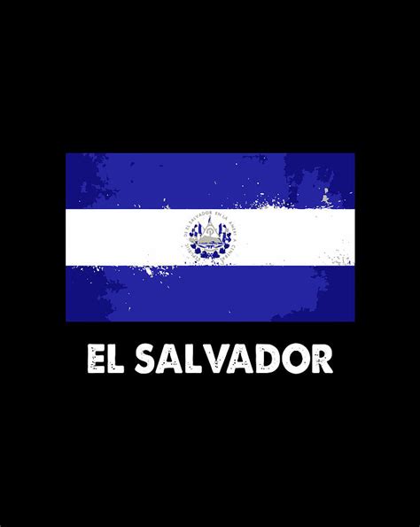 Salvadoran El Salvador Flag Digital Art by Sue Mei Koh