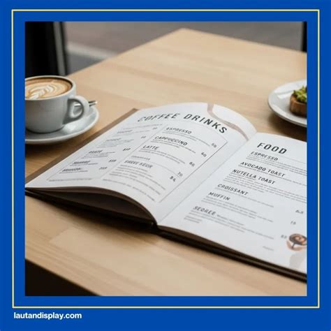 cetak buku menu cari tahu fungsi  ide desainnya