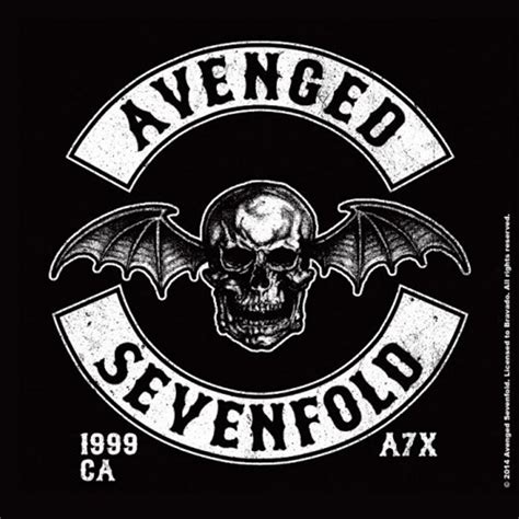 Avenged Sevenfold Death Bat Crest Coaster Novelties | Loudtrax