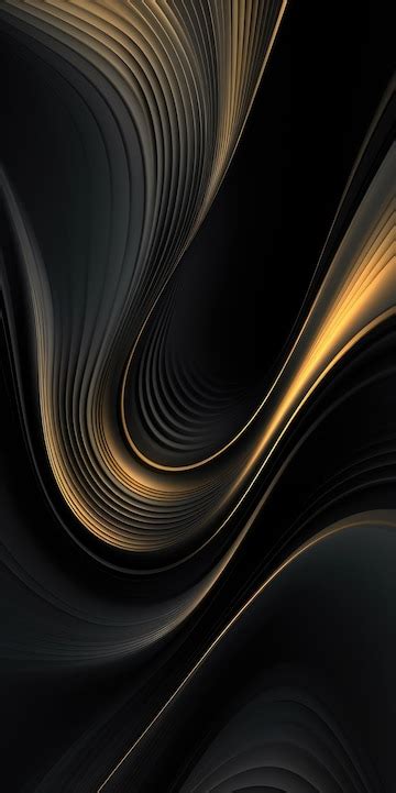 Premium Ai Image Black And Gold Background With A Black And Gold Pattern