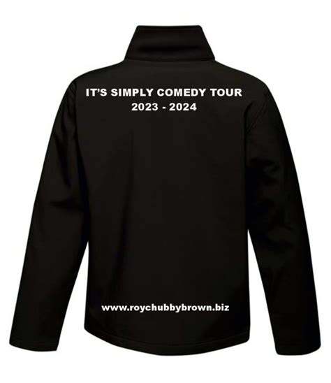 Roy Chubby Brown 2023 2024 Soft Shell Tour Jacket Roy Chubby Brown