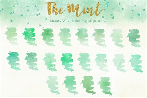 Mint Green Digital Paper on Behance