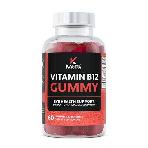 Vitamin B12 1000 Mcg Gummies 2 Serv Sz Kante Nutrition