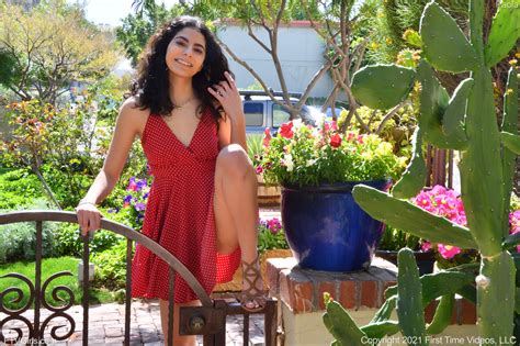 Charming Babe Paola Teases In A Sexy Dress Flashes A Pantyless Upskirt CoedCherry