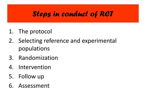 Ppt Randomized Controlled Trial Powerpoint Presentation Free