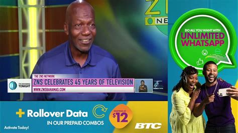 Zns Tv Celebrates 45 Years Of Television Cameraman Roscoe Gibson