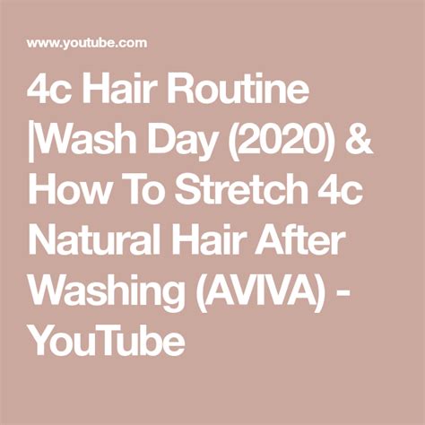 4c Hair Routine Wash Day 2020 How To Stretch 4c Natural Hair After