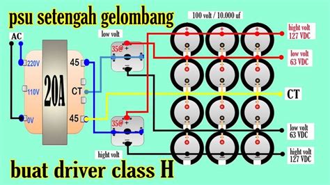 Cara Membuat Psu Class H Dengan Trafo