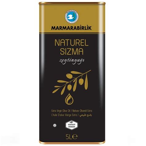 5 Litre Naturel Sızma Zeytinyağı Zeytinin Adı Gemlik