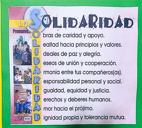 Solidaridad El Valor Fundamental Y Esencial