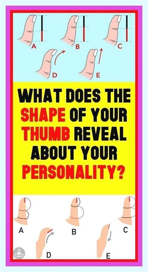 What Does The Shape Of Your Thumb Reveal About Your Personality