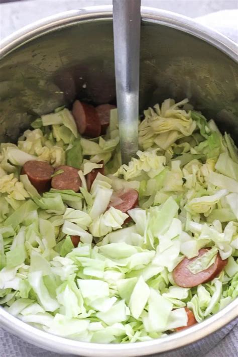 Instant Pot Cabbage And Sausage Recipe Berryandmaple