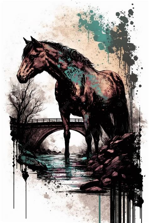 Premium Photo | Watercolor painting of a horse