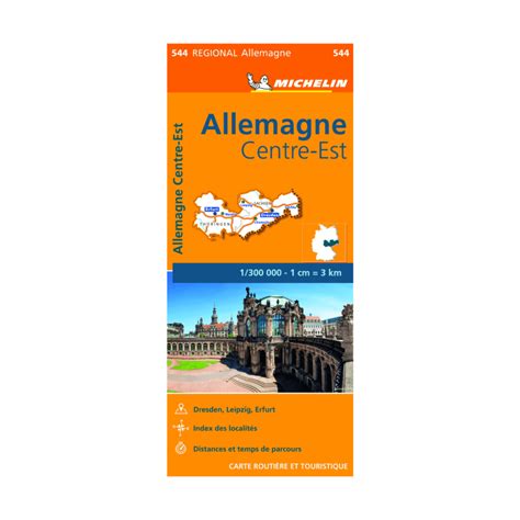 Germany Mideast Michelin Regional Map Boutique De L Aventure